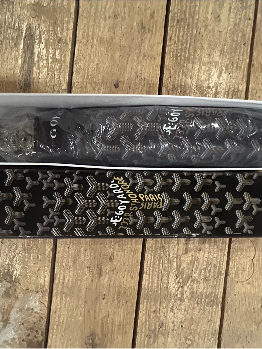 Goyard Black and Gray umbrella